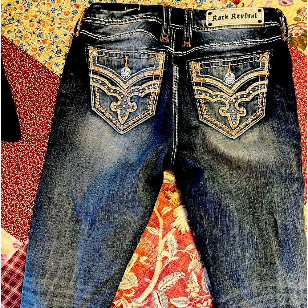 Rick Revival Ladies Crop Jeans
